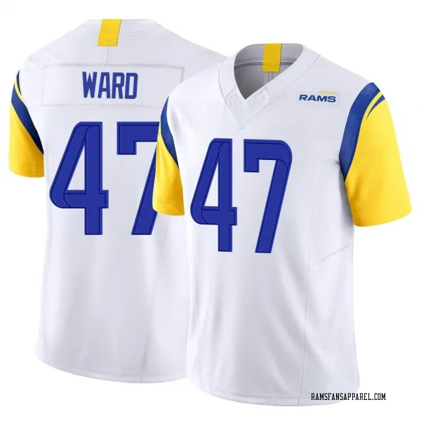 Men's Alex Ward Los Angeles Rams Limited White Vapor F.U.S.E. Jersey