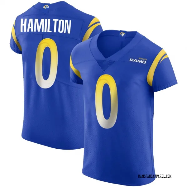 Men's Al'zillion Hamilton Los Angeles Rams Elite Royal Alternate Vapor Untouchable Jersey