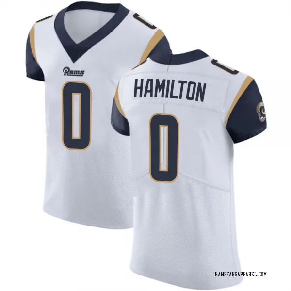 Men's Al'zillion Hamilton Los Angeles Rams Elite White Vapor Untouchable Jersey