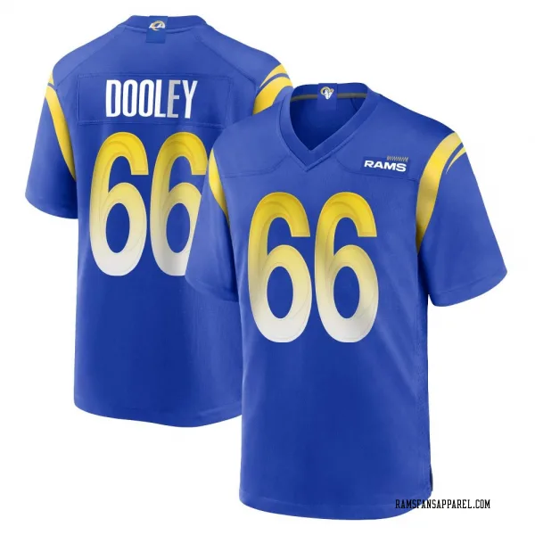 Men's Ben Dooley Los Angeles Rams Game Royal Alternate Jersey