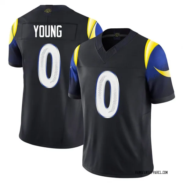 Men's Byron Young Los Angeles Rams Limited Blue Midnight 2025 Rivalries Collection Jersey
