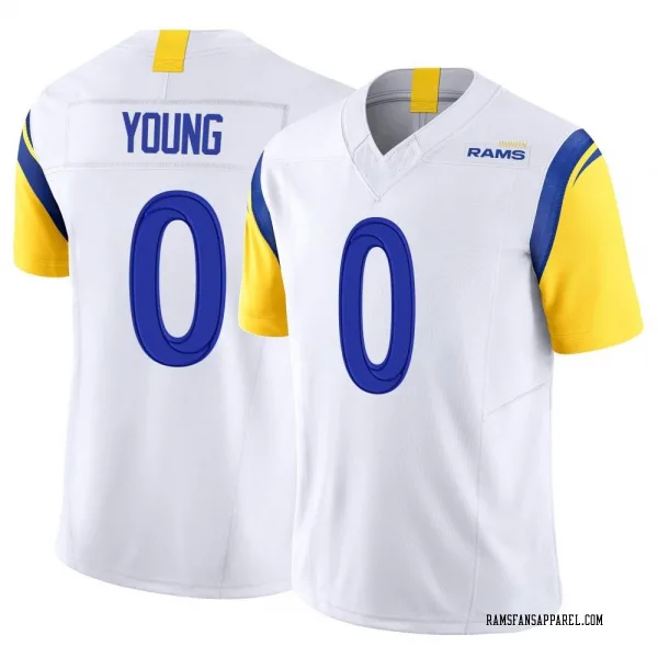 Men's Byron Young Los Angeles Rams Limited White Vapor F.U.S.E. Jersey
