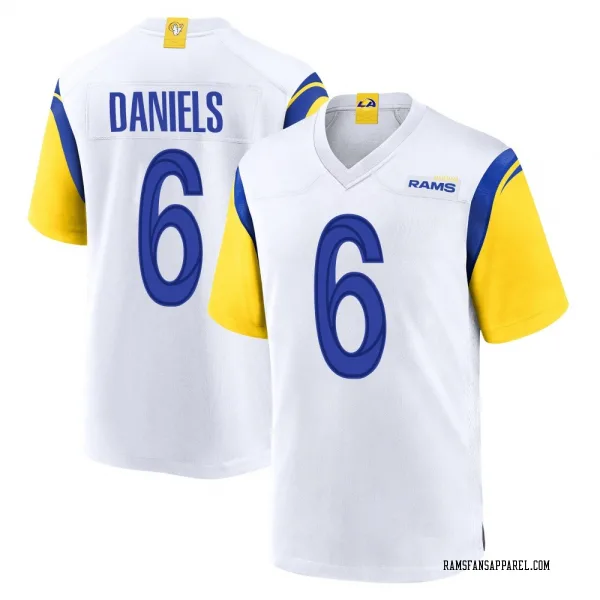 Men's CJ Daniels Los Angeles Rams Game White Jersey