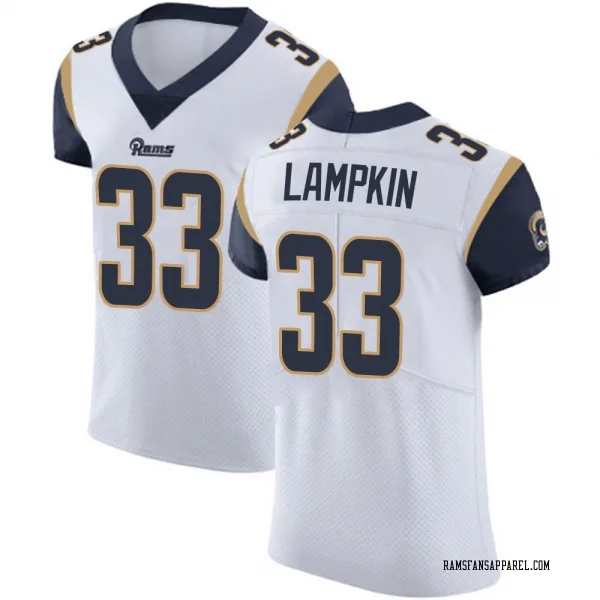 Men's Cam Lampkin Los Angeles Rams Elite White Vapor Untouchable Jersey