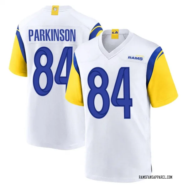 Men's Colby Parkinson Los Angeles Rams Game White Jersey
