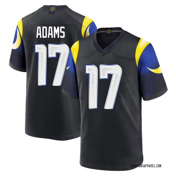 Men's Davante Adams Los Angeles Rams Game Blue Midnight 2025 Rivalries Collection Jersey