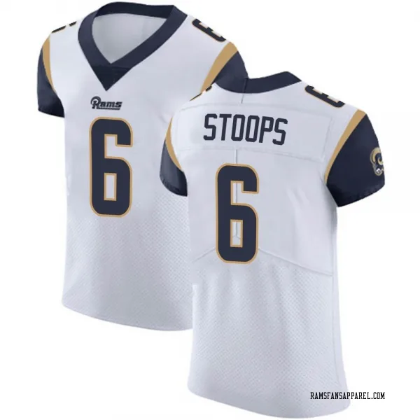 Men's Drake Stoops Los Angeles Rams Elite White Vapor Untouchable Jersey
