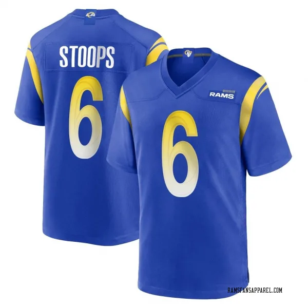 Men's Drake Stoops Los Angeles Rams Game Royal Alternate Jersey