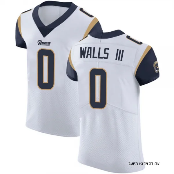Men's Eddie Walls III Los Angeles Rams Elite White Vapor Untouchable Jersey
