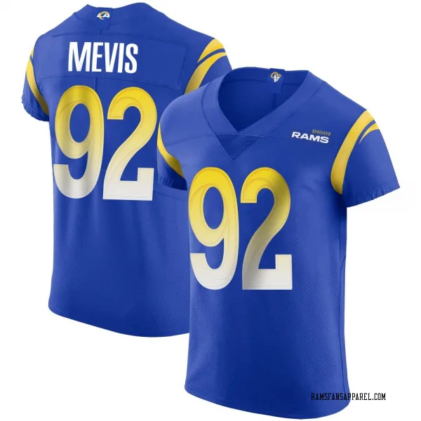 Men's Harrison Mevis Los Angeles Rams Elite Royal Alternate Vapor Untouchable Jersey