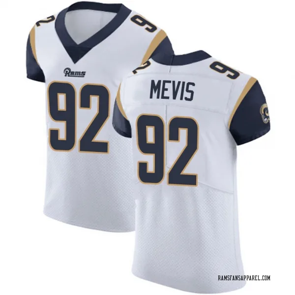 Men's Harrison Mevis Los Angeles Rams Elite White Vapor Untouchable Jersey