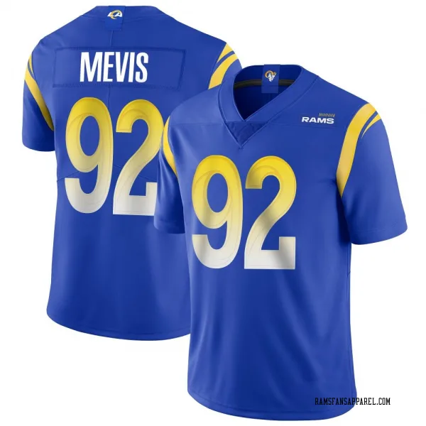 Men's Harrison Mevis Los Angeles Rams Limited Royal Alternate Vapor Untouchable Jersey