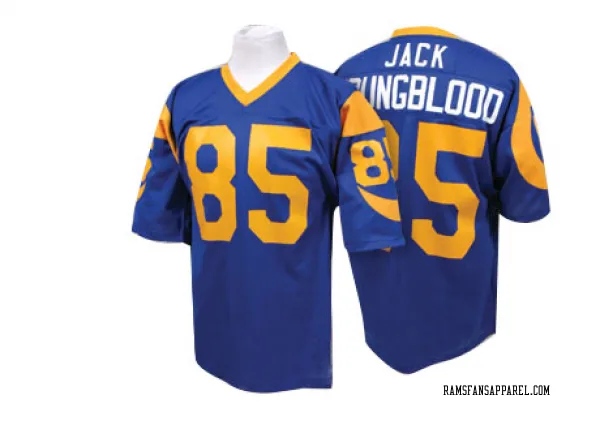 Men's Jack Youngblood Los Angeles Rams Authentic Blue 1979 Throwback Jersey