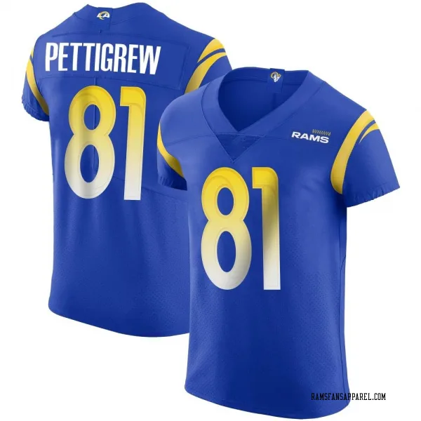 Men's Jamal Pettigrew Los Angeles Rams Elite Royal Alternate Vapor Untouchable Jersey