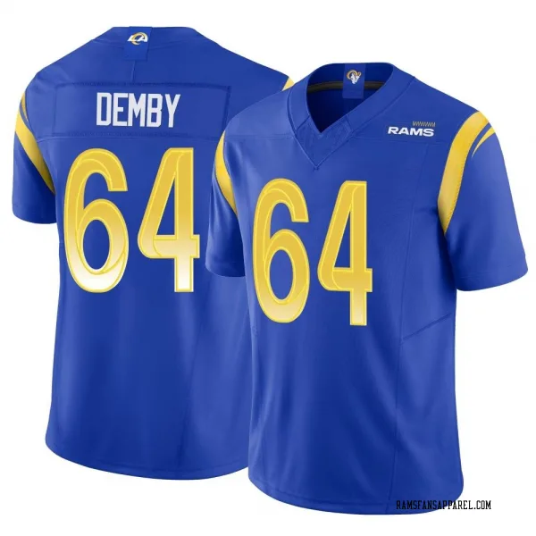 Men's Jamil Demby Los Angeles Rams Limited Royal Vapor F.U.S.E. Jersey