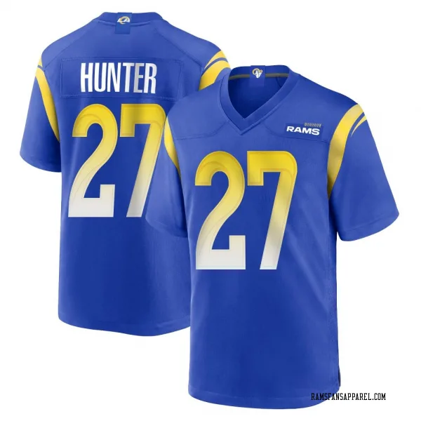 Men's Jarquez Hunter Los Angeles Rams Game Royal Alternate Jersey