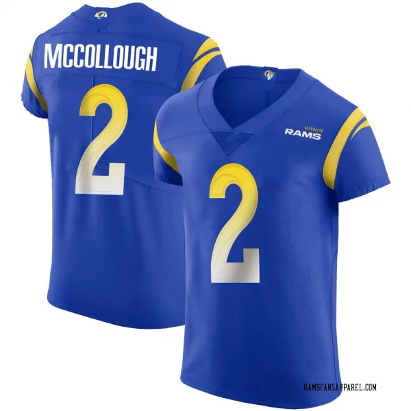 Men's Jaylen McCollough Los Angeles Rams Elite Royal Alternate Vapor Untouchable Jersey