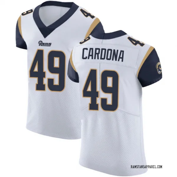 Men's Joe Cardona Los Angeles Rams Elite White Vapor Untouchable Jersey