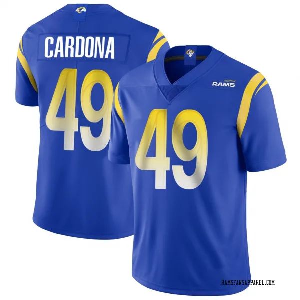Men's Joe Cardona Los Angeles Rams Limited Royal Alternate Vapor Untouchable Jersey