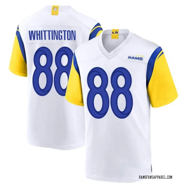 Men's Jordan Whittington Los Angeles Rams Game White Jersey