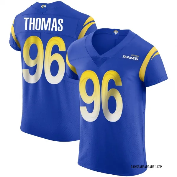 Men's Keir Thomas Los Angeles Rams Elite Royal Alternate Vapor Untouchable Jersey