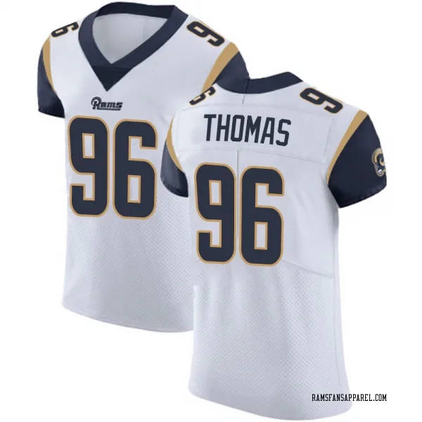 Men's Keir Thomas Los Angeles Rams Elite White Vapor Untouchable Jersey