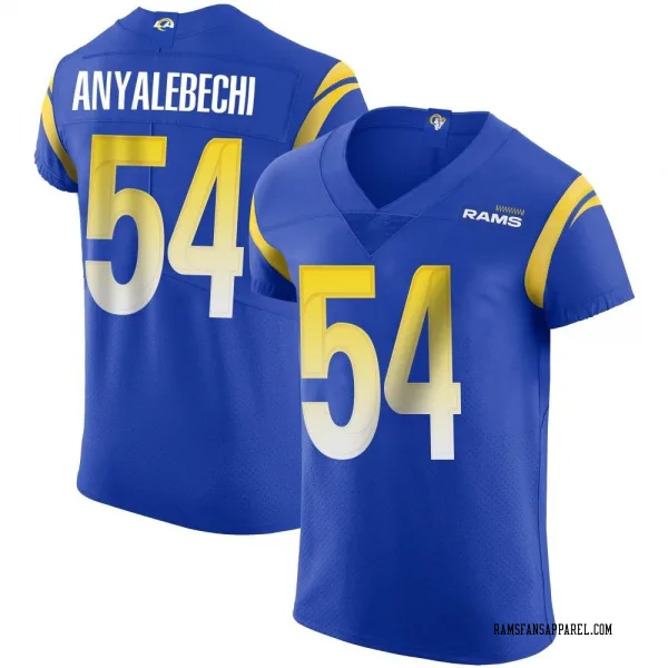 Men's Kelechi Anyalebechi Los Angeles Rams Elite Royal Alternate Vapor Untouchable Jersey