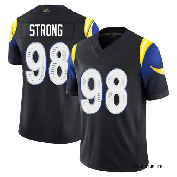 Men's Kevin Strong Los Angeles Rams Limited Blue Midnight 2025 Rivalries Collection Jersey