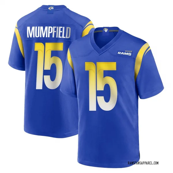 Men's Konata Mumpfield Los Angeles Rams Game Royal Alternate Jersey