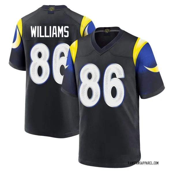 Men's Mario Williams Los Angeles Rams Game Blue Midnight 2025 Rivalries Collection Jersey