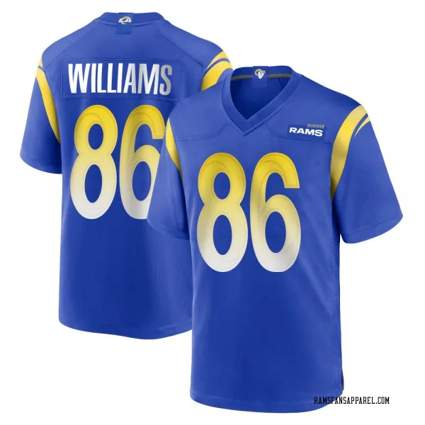 Men's Mario Williams Los Angeles Rams Game Royal Alternate Jersey