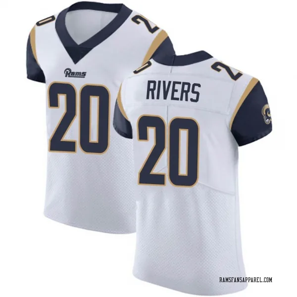 Men's Ronnie Rivers Los Angeles Rams Elite White Vapor Untouchable Jersey