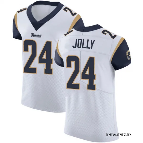 Men's Shaun Jolly Los Angeles Rams Elite White Vapor Untouchable Jersey