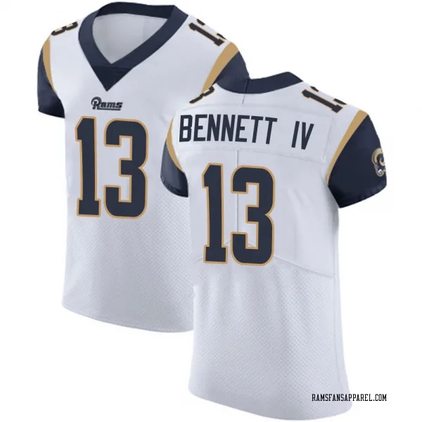 Men's Stetson Bennett IV Los Angeles Rams Elite White Vapor Untouchable Jersey
