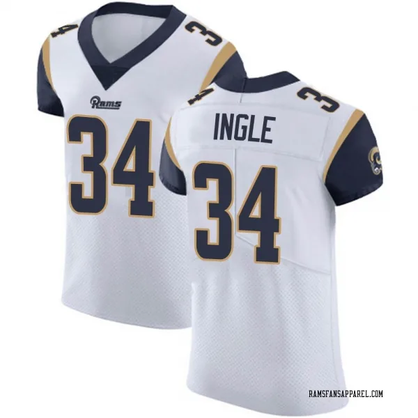 Men's Tanner Ingle Los Angeles Rams Elite White Vapor Untouchable Jersey