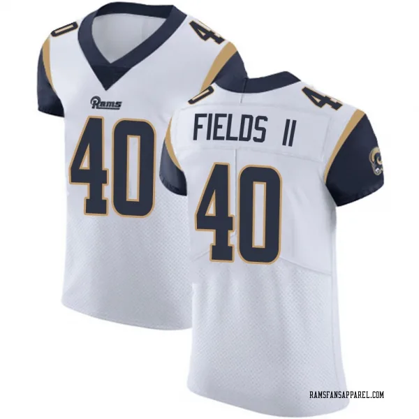 Men's Tony Fields II Los Angeles Rams Elite White Vapor Untouchable Jersey