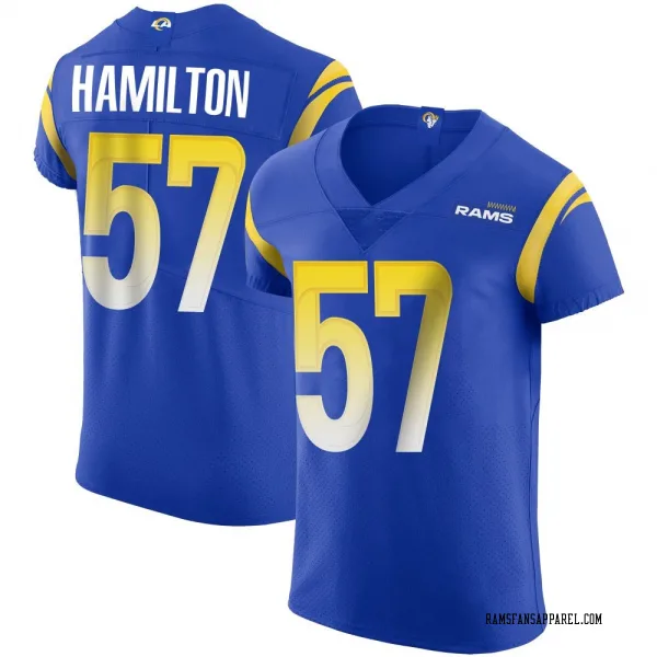 Men's Ty Hamilton Los Angeles Rams Elite Royal Alternate Vapor Untouchable Jersey
