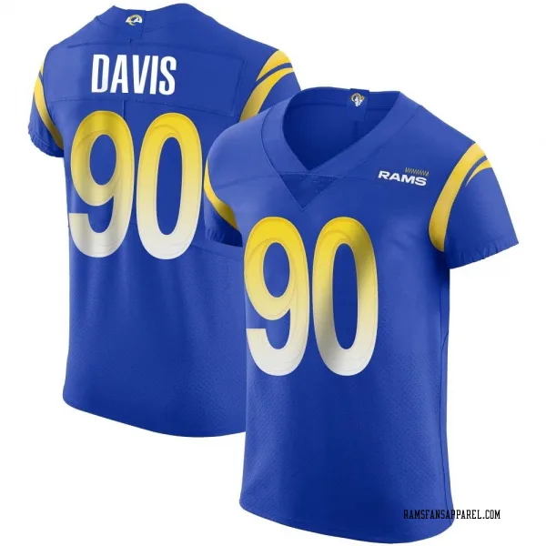 Men's Tyler Davis Los Angeles Rams Elite Royal Alternate Vapor Untouchable Jersey