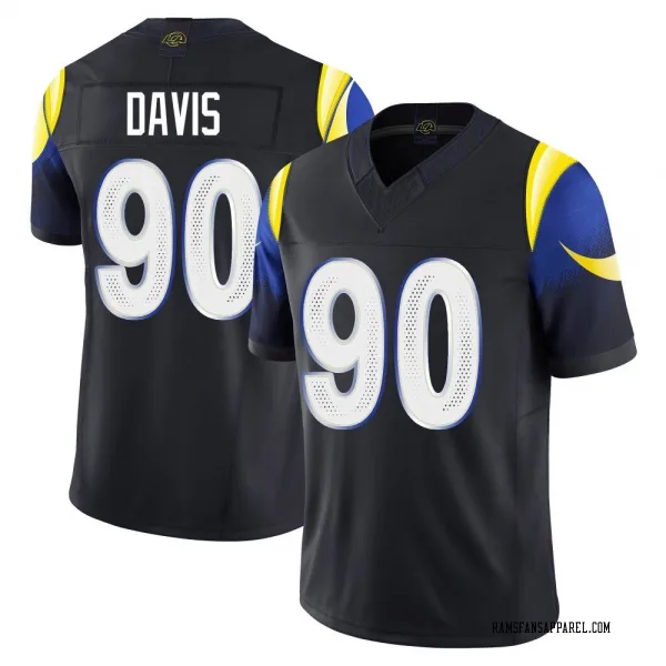 Men's Tyler Davis Los Angeles Rams Limited Blue Midnight 2025 Rivalries Collection Jersey