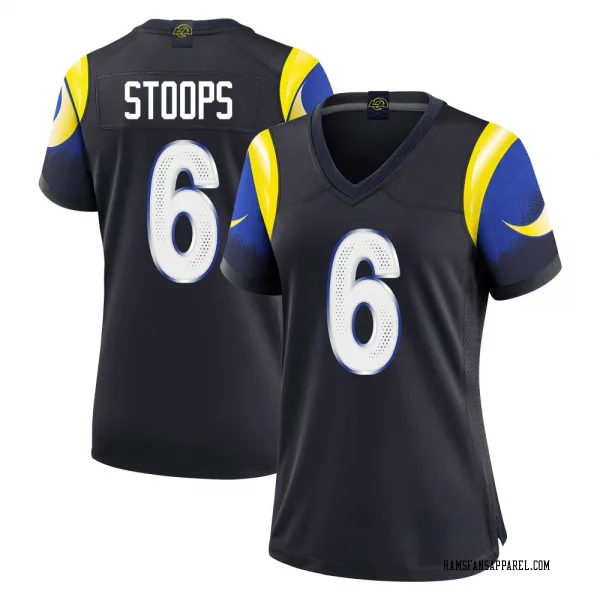 Women's Drake Stoops Los Angeles Rams Limited Blue Midnight 2025 Rivalries Collection Jersey