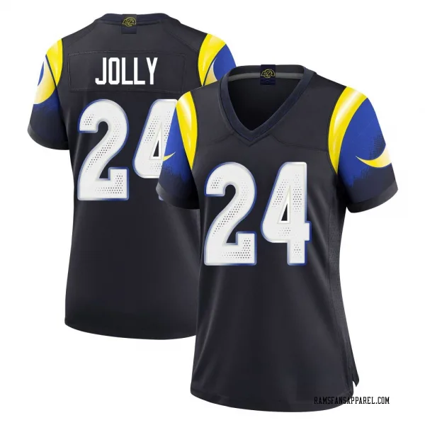Women's Shaun Jolly Los Angeles Rams Limited Blue Midnight 2025 Rivalries Collection Jersey
