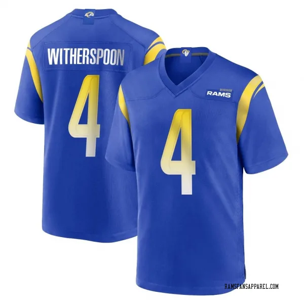 Youth Ahkello Witherspoon Los Angeles Rams Game Royal Alternate Jersey