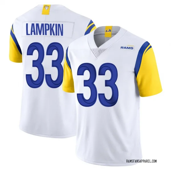 Youth Cam Lampkin Los Angeles Rams Limited White Vapor Untouchable Jersey