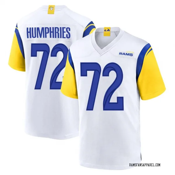Youth D.J. Humphries Los Angeles Rams Game White Jersey