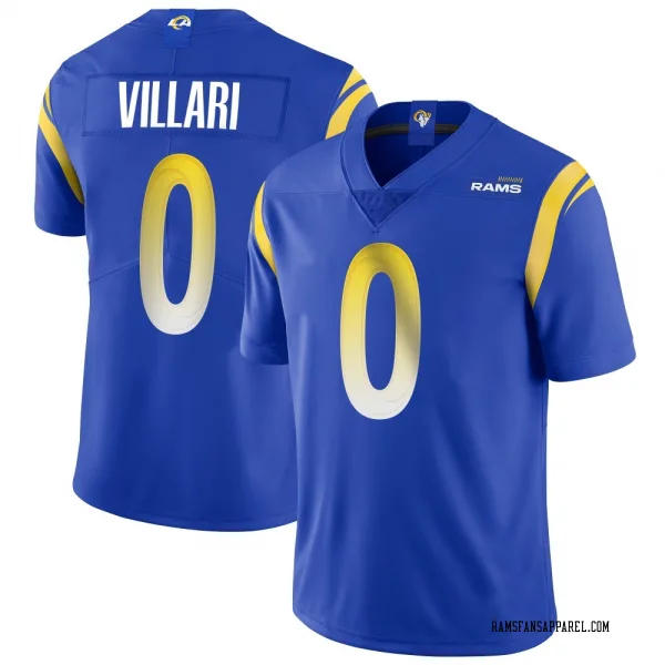 Youth Dan Villari Los Angeles Rams Limited Royal Alternate Vapor Untouchable Jersey