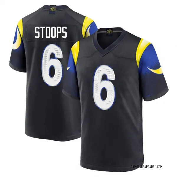 Youth Drake Stoops Los Angeles Rams Game Blue Midnight 2025 Rivalries Collection Jersey