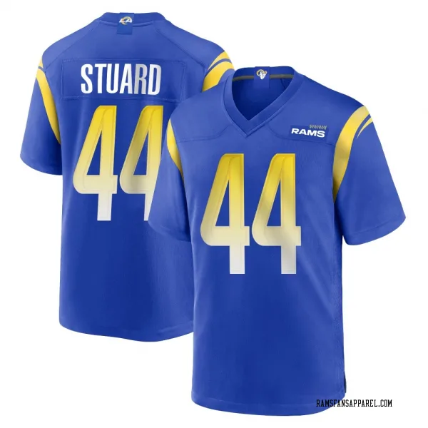 Youth Grant Stuard Los Angeles Rams Game Royal Alternate Jersey
