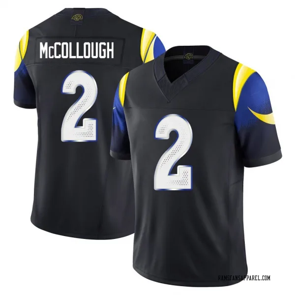 Youth Jaylen McCollough Los Angeles Rams Limited Blue Midnight 2025 Rivalries Collection Jersey