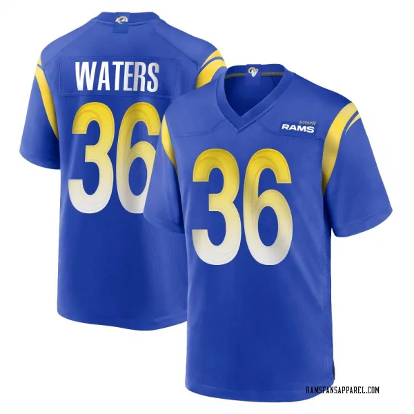 Youth Jordan Waters Los Angeles Rams Game Royal Alternate Jersey