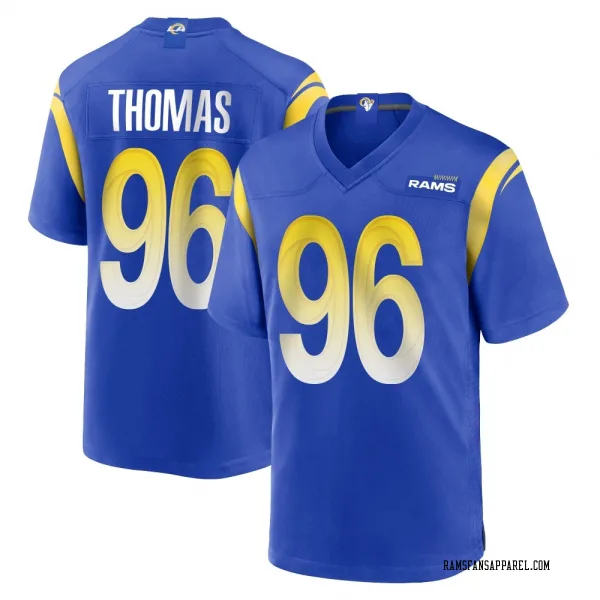Youth Keir Thomas Los Angeles Rams Game Royal Alternate Jersey